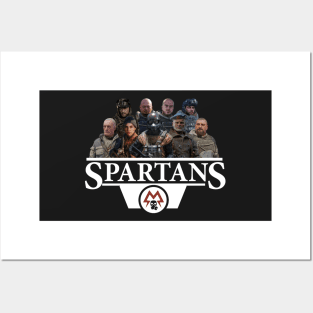 Metro Exodus Spartans (white) Posters and Art